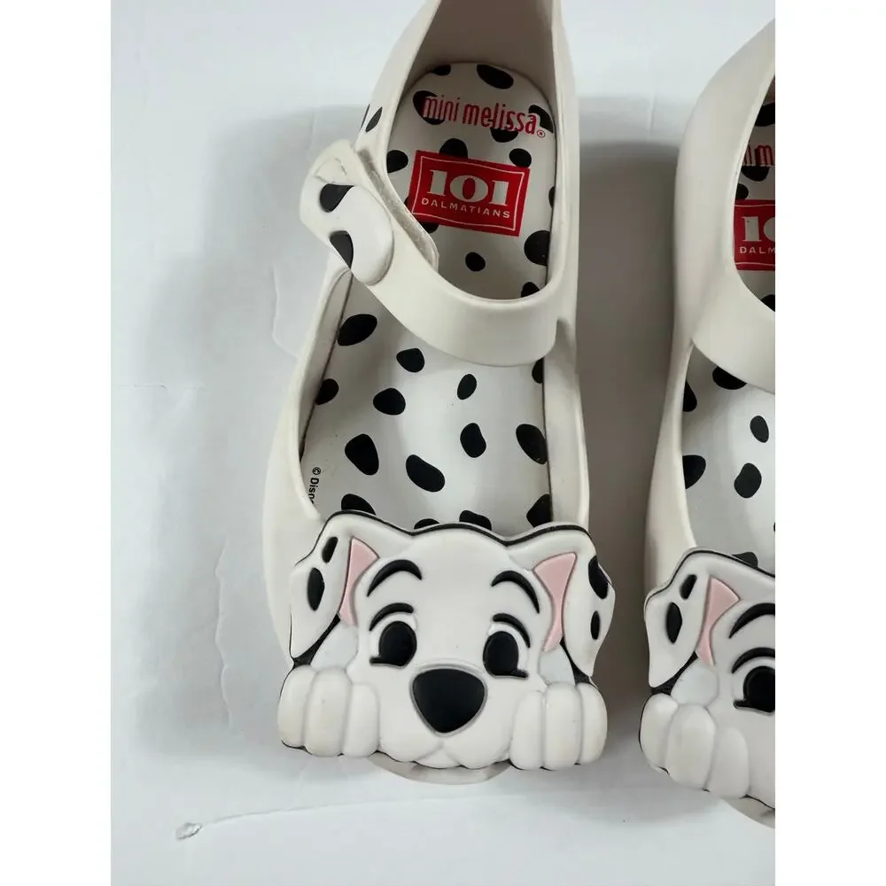 Mini Melissa x Disney 101 Dalmatians Mary Jane Shoes Size 11